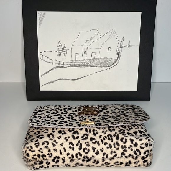 Charlie Leather Small Cross Body Waist Pochette Animal Print Bag - Picture 5 of 15